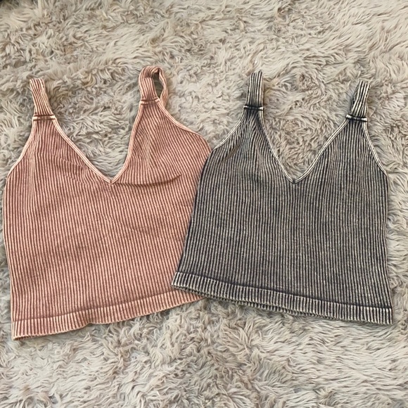 🌺free people washed seamless crop top - Picture 11 of 17